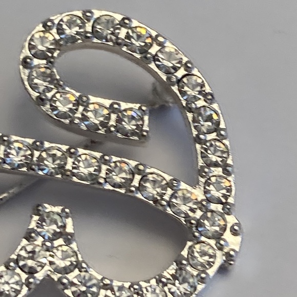 Vintage Avon Silver Plate Initial B Letter Brooch Pin - Picture 4 of 15